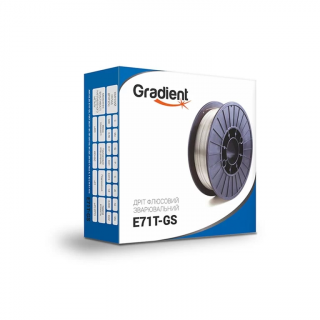 Flux-welding wire GRADIENT E71T-GS Ø0.8 mm (5 kg), self-shielded Flux-welding wire GRADIENT E71T-GS Ø0.8 mm (5 kg), self-shielded