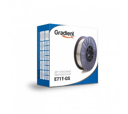 Flux-welding wire GRADIENT E71T-GS Ø0.8 mm (1 kg), self-shielded