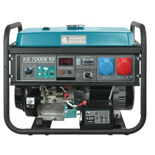 Gasoline generator «Könner & Söhnen» KS 7000E 1/3