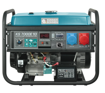 Gasoline generator «Könner & Söhnen» KS 7000E 1/3