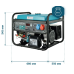 Gasoline generator «Könner & Söhnen» KS 7000E 1/3