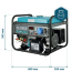 Gasoline generator«Könner & Söhnen» KS 7000E