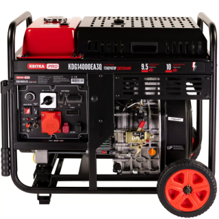 Diesel generator 9.5/10.0 kW KDG14000EA3Q (manual+electric start), KVITKA PRO
