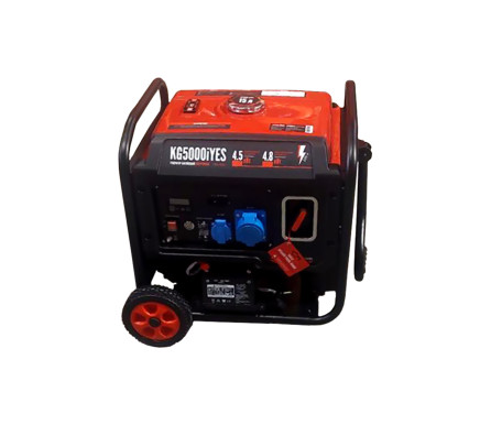 Inverter generator open type 4.5/5.0 KW KG5000iYES (manual+electric start), KVITKA PRO