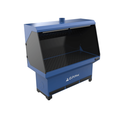 Станція для шліфування та зварювання Основа з верхнім відведенням 1870x770 мм fi28 мм Сидіння 100x100 мм