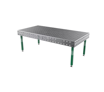 Зварювальний стіл GPPH SMART 12 mm на опорах 2400x1200 mm fi28 mm Сітка 100x100 mm
