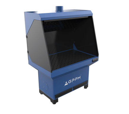 Шліфувально-зварювальний стіл (основа) з верхньою витяжкою 1270×770 мм, отвори Ø28 мм, сітка 100×100 мм