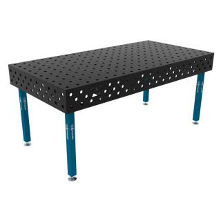 Зварювальний стіл ECO на опорах 2000x1000 мм, отвори Ø28 мм, сітка 100×100 мм