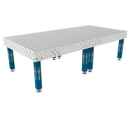 Зварювальний стіл PRO INOX на опорах 3000x1480 mm fi28 mm Сітка 100x100 mm