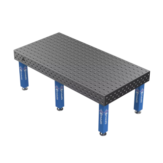 Зварювальний стіл EXPERT на опорах 2400x1200 mm fi28 mm Сітка 100x100 mm