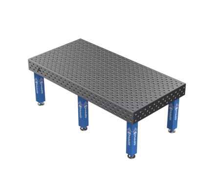 Зварювальний стіл EXPERT на опорах 2400x1200 mm fi28 mm Сітка Діагональна