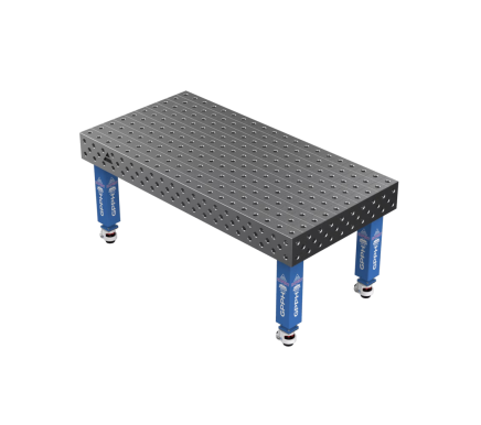 Зварювальний стіл EXPERT на колесах 2000x1000 mm fi28 mm Сітка 100x100 mm