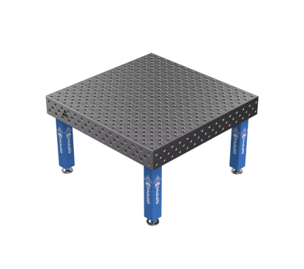 Зварювальний стіл EXPERT на опорах 1500x1480 mm fi28 mm Сітка Діагональна