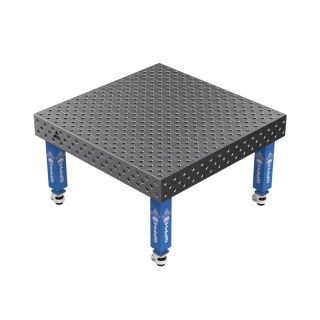 Зварювальний стіл EXPERT на колесах 1500x1480 mm fi28 mm Сітка Діагональна
