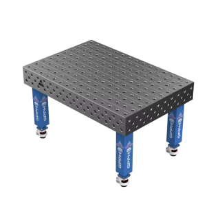 Зварювальний стіл EXPERT на колесах 1500x1000 mm fi28 mm Сітка 100x100 mm