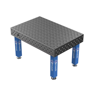 Зварювальний стіл EXPERT на опорах 1500x1000 mm fi28 mm Сітка Діагональна
