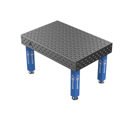 Зварювальний стіл EXPERT на опорах 1500x1000 mm fi28 mm Сітка Діагональна