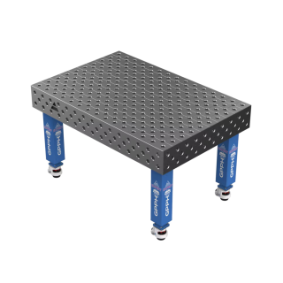 Зварювальний стіл EXPERT на колесах 1500x1000 mm fi28 mm Сітка Діагональна