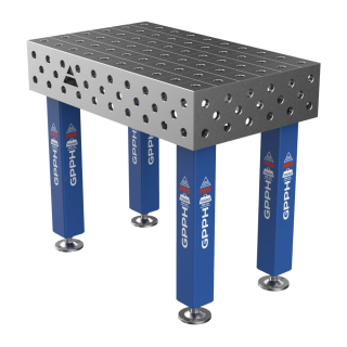 Зварювальний стіл PRO на опорах 1000x600 mm fi28 mm Сітка 100x100 mm