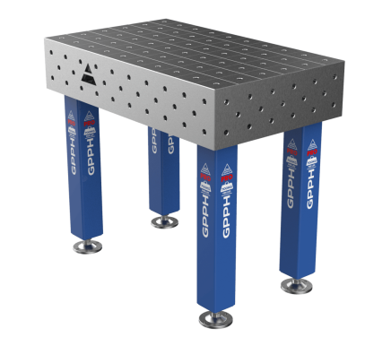 Зварювальний стіл PRO на опорах 1000x600 mm fi16 mm Сітка 100x100 mm