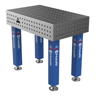 Зварювальний стіл PRO на опорах 1000x600 mm fi16 mm Сітка 50x50 mm