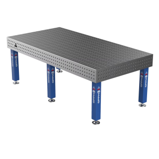 Зварювальний стіл PRO на опорах 2400x1200 mm fi16 mm Сітка 50x50 mm