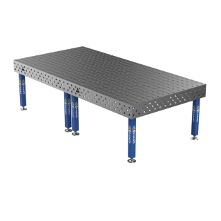 Зварювальний стіл PLUS на опорах 3000x1480 mm fi28 mm Сітка 100x100 mm
