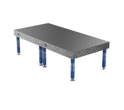 Зварювальний стіл PLUS на опорах 3000x1480 mm fi28 mm Сітка 100x100 mm