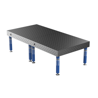 Зварювальний стіл PLUS на опорах 3000x1480 mm fi16 mm Сітка 100x100 mm