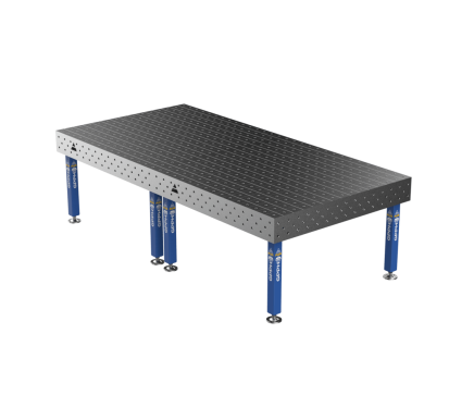 Зварювальний стіл PLUS на опорах 3000x1480 mm fi16 mm Сітка 100x100 mm