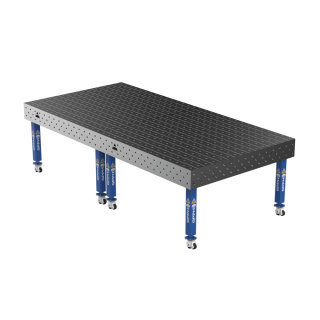 Зварювальний стіл PLUS на колесах 3000x1480 mm fi16 mm Сітка 100x100 mm