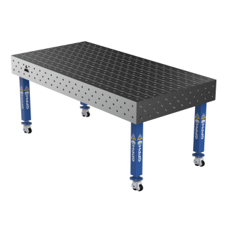 Зварювальний стіл PLUS на колесах 2000x1000 mm fi16 mm Сітка Діагональна