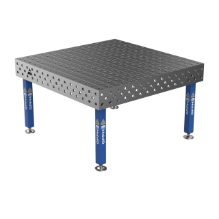 Зварювальний стіл PLUS на опорах 1500x1480 mm fi28 mm Сітка 100x100 mm