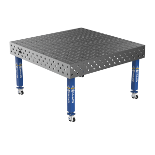 Зварювальний стіл PLUS на колесах 1500x1480 mm fi28 mm Сітка 100x100 mm