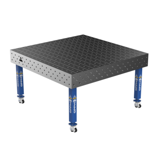 Зварювальний стіл PLUS на колесах 1500x1480 mm fi16 mm Сітка 100x100 mm