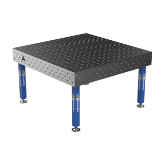 Зварювальний стіл PLUS на опорах 1500x1480 mm fi16 mm Сітка Діагональна