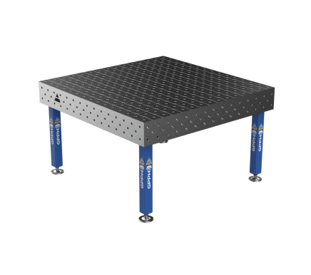 Зварювальний стіл PLUS на опорах 1500x1480 mm fi16 mm Сітка Діагональна