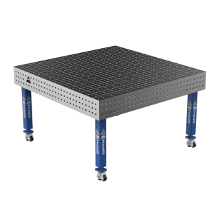 Зварювальний стіл PLUS на колесах 1500x1480 mm fi16 mm Сітка 50x50 mm