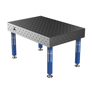 Зварювальний стіл PLUS на опорах 1500x1000 mm fi16 mm Сітка 100x100 mm
