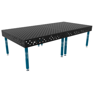 Зварювальний стіл ECO на опорах 3000x1480 mm fi28 mm Сітка Діагональна