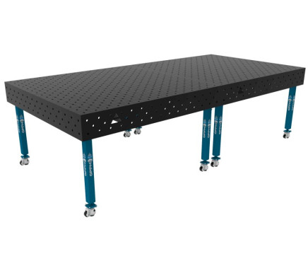 Зварювальний стіл ECO на колесах 3000x1480 mm fi16 mm Сітка Діагональна