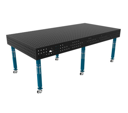 Зварювальний стіл ECO на колесах 2400x1200 mm fi16 mm Сітка 50x50 mm