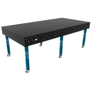 Зварювальний стіл ECO на колесах 2400x1200 mm fi16 mm Сітка Діагональна