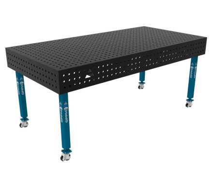 Зварювальний стіл ECO на колесах 2000x1000 mm fi16 mm Сітка 50x50 mm