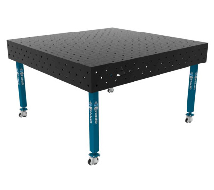 Зварювальний стіл ECO на колесах 1500x1480 mm fi16 mm Сітка 100x100 mm