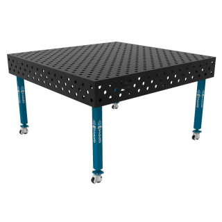 Зварювальний стіл ECO на колесах 1500x1480 mm fi28 mm Сітка Діагональна
