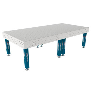 Зварювальний стіл PRO INOX на опорах 3000x1480 mm fi16 mm Сітка 100x100 mm