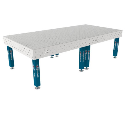 Зварювальний стіл PRO INOX на опорах 3000x1480 mm fi16 mm Сітка Діагональна