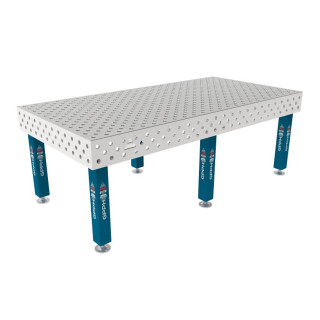 Зварювальний стіл PRO INOX на опорах 2400x1200 mm fi28 mm Сітка Діагональна