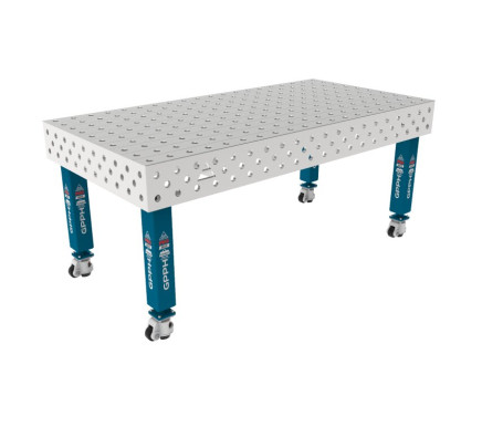 Зварювальний стіл PRO INOX на колесах 2000x1000 mm fi28 mm Сітка 100x100 mm